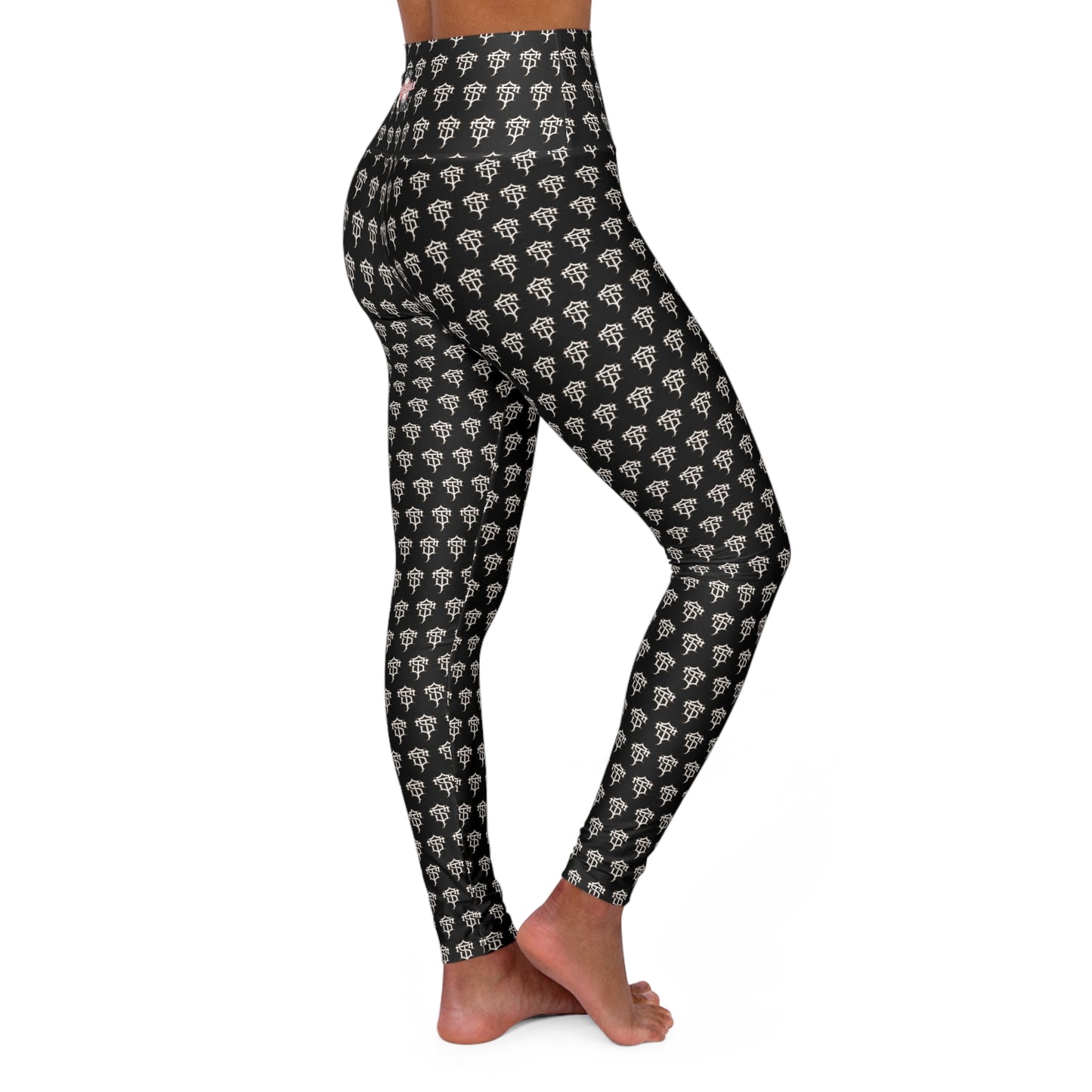 TRILL STARR High Waisted Yoga Leggings (AOP)