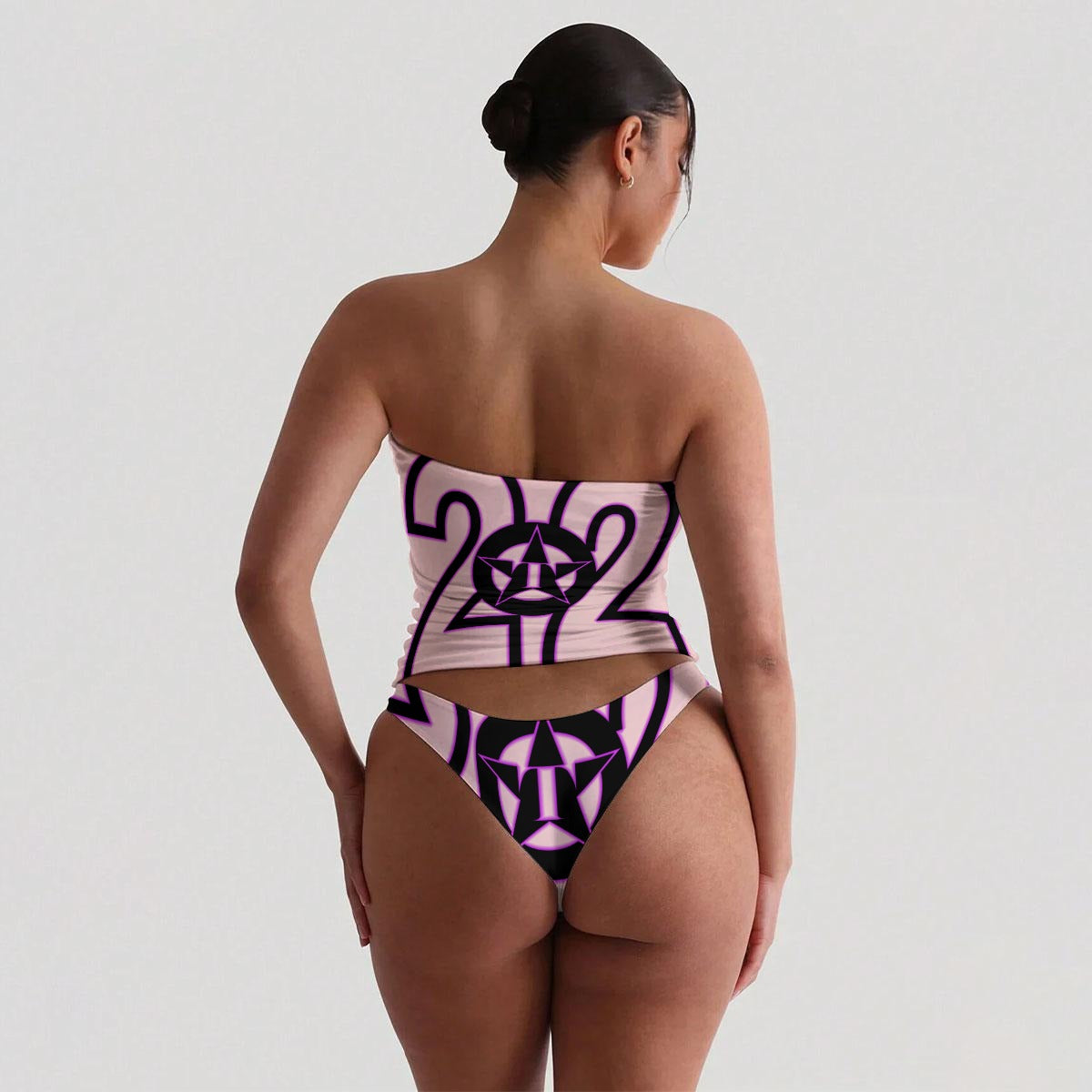 Women's Strapless Tube Top Set