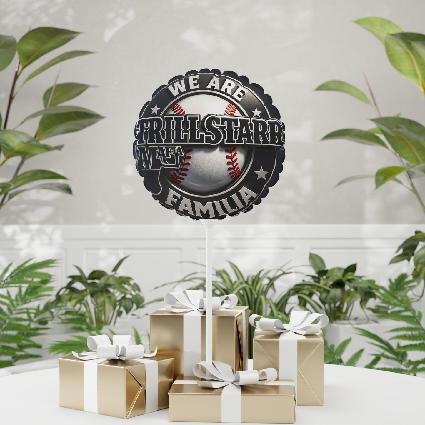 TRILL STARR Balloon (Round and Heart-shaped), 11"