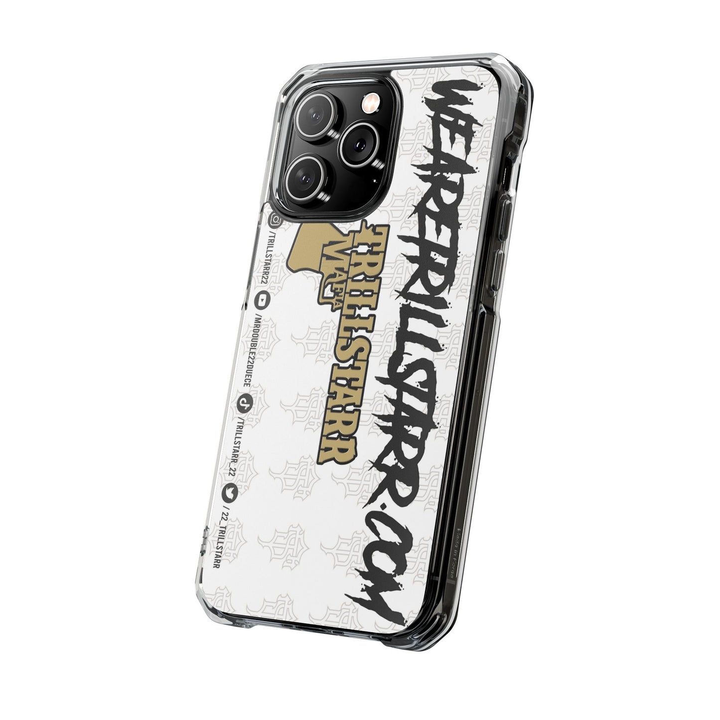 TRILL STARR Magnetic Clear Impact Cases