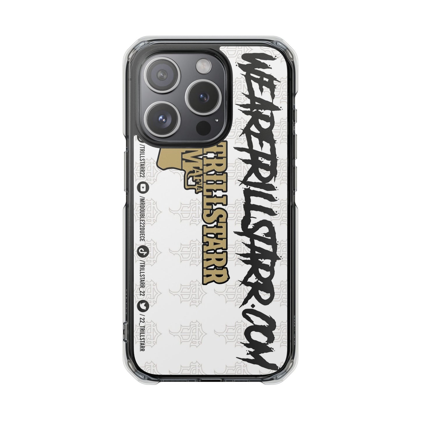 TRILL STARR Magnetic Clear Impact Cases