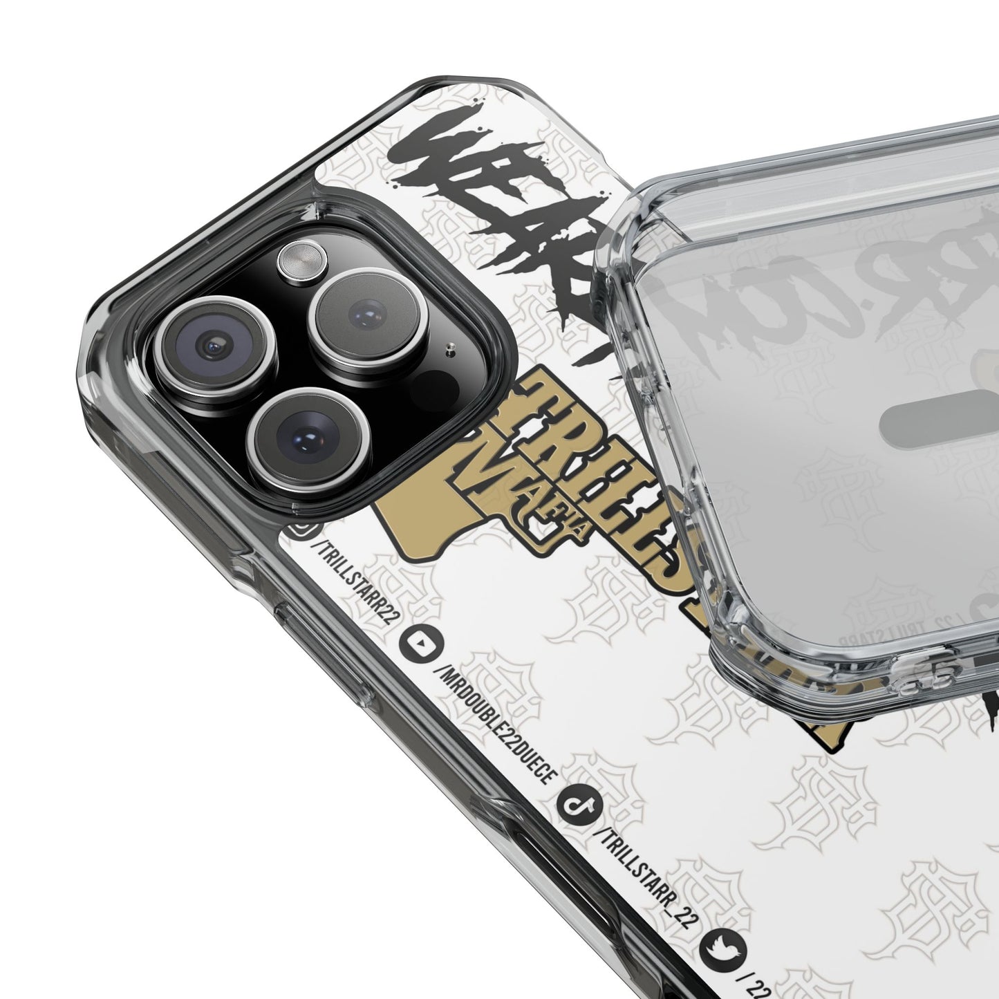 TRILL STARR Magnetic Clear Impact Cases