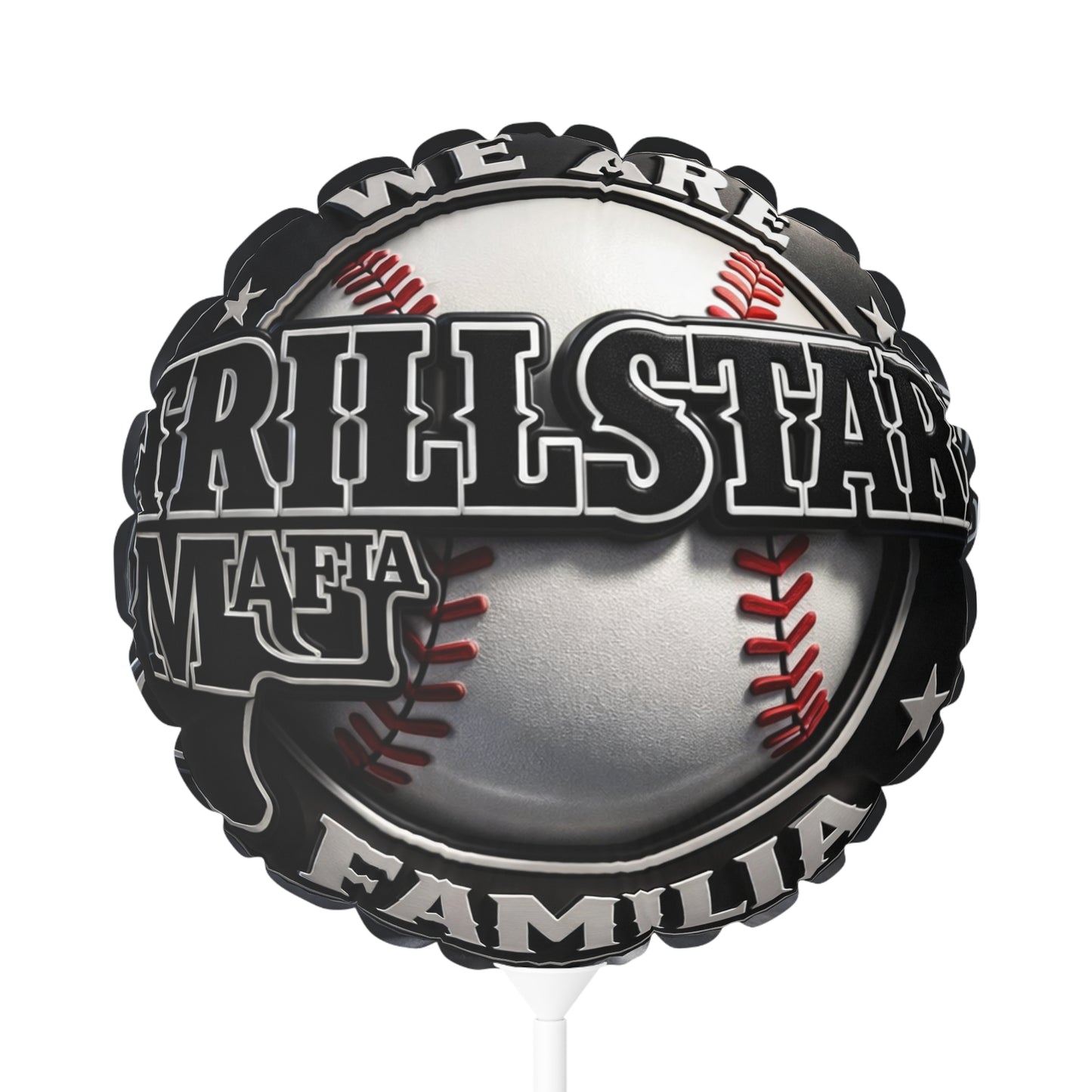 TRILL STARR Balloon (Round and Heart-shaped), 11"