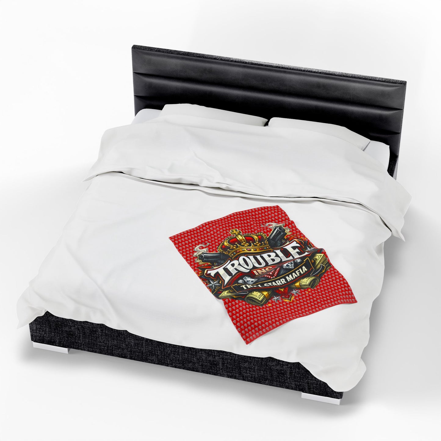TRILL STARR Velveteen Plush Blanket (TROUBLE INC. EDITION)