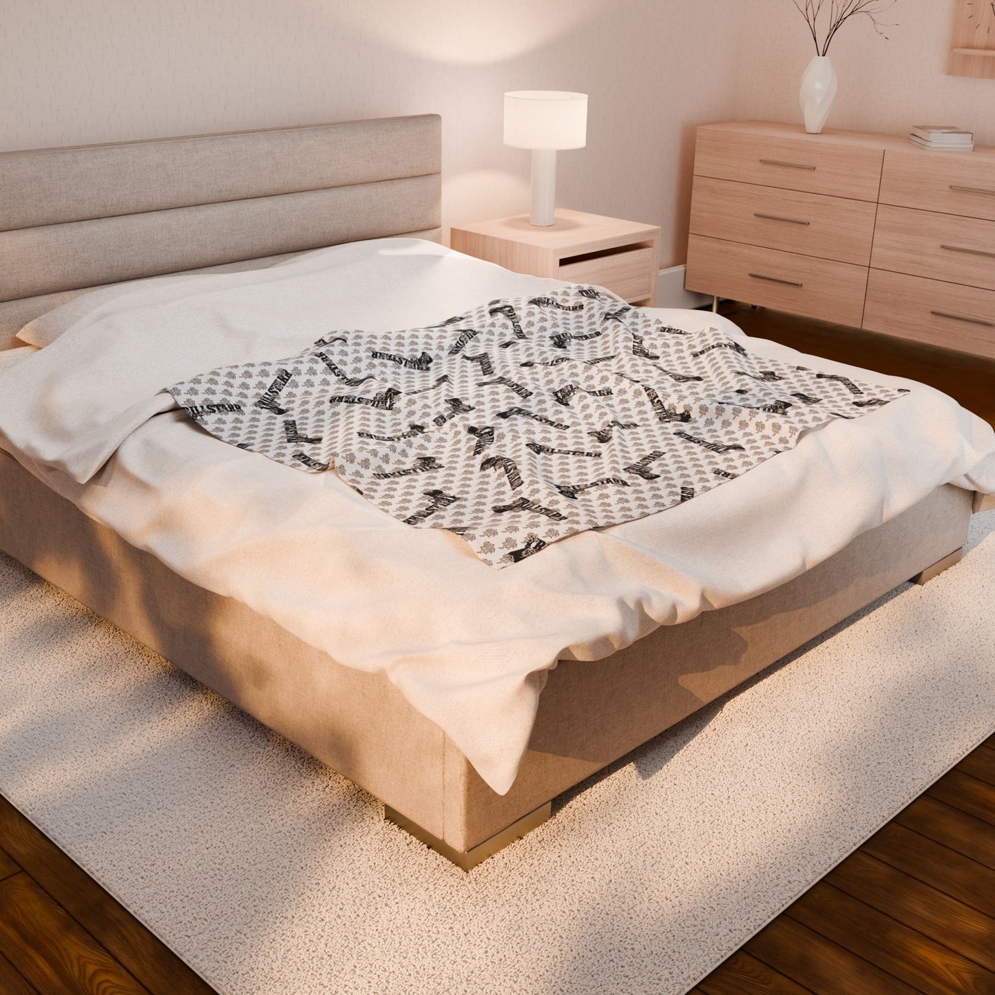 TRILL STARR Velveteen Plush Blanket