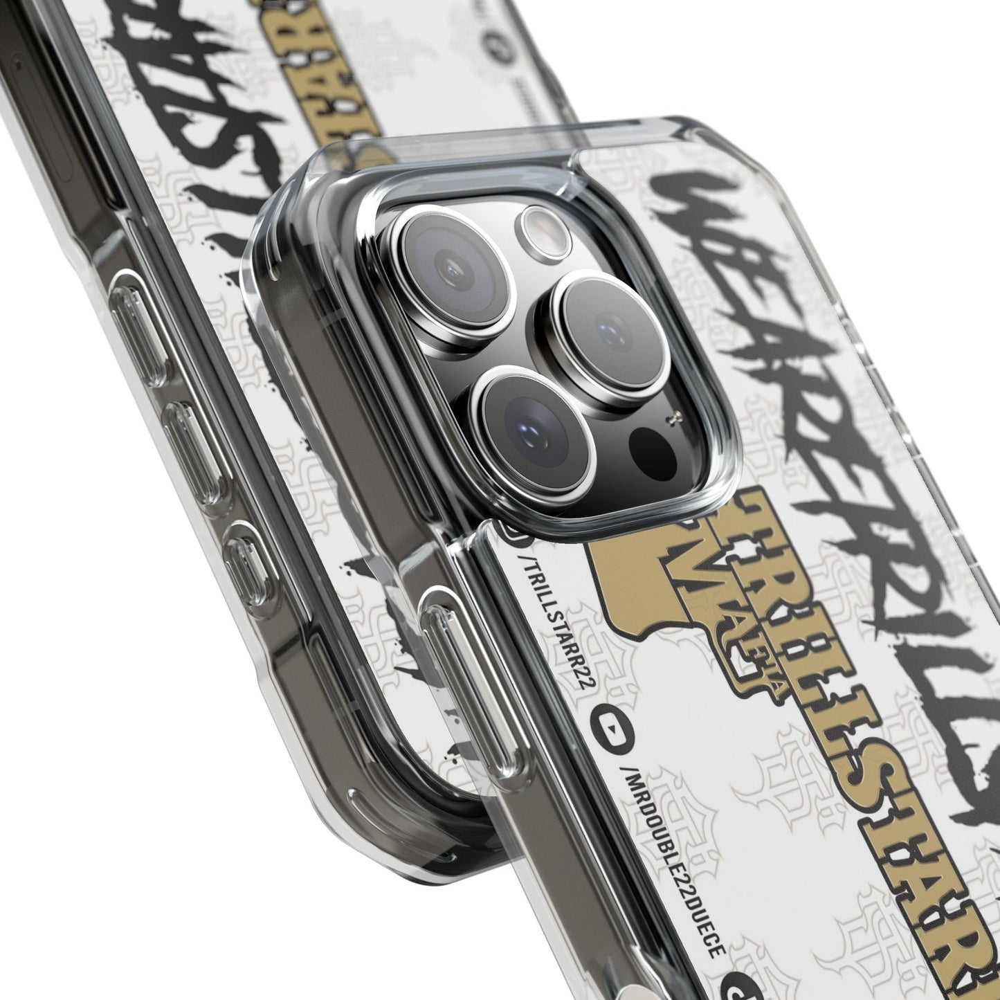 TRILL STARR Magnetic Clear Impact Cases