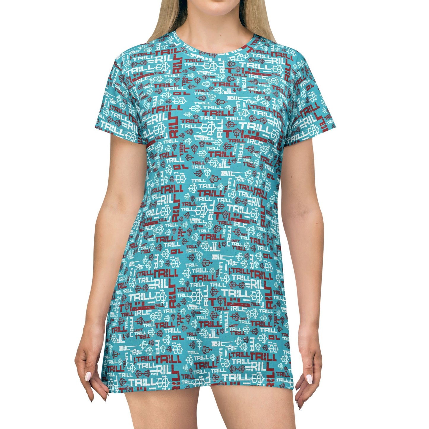 TRILL STARR T-Shirt Dress (AOP)