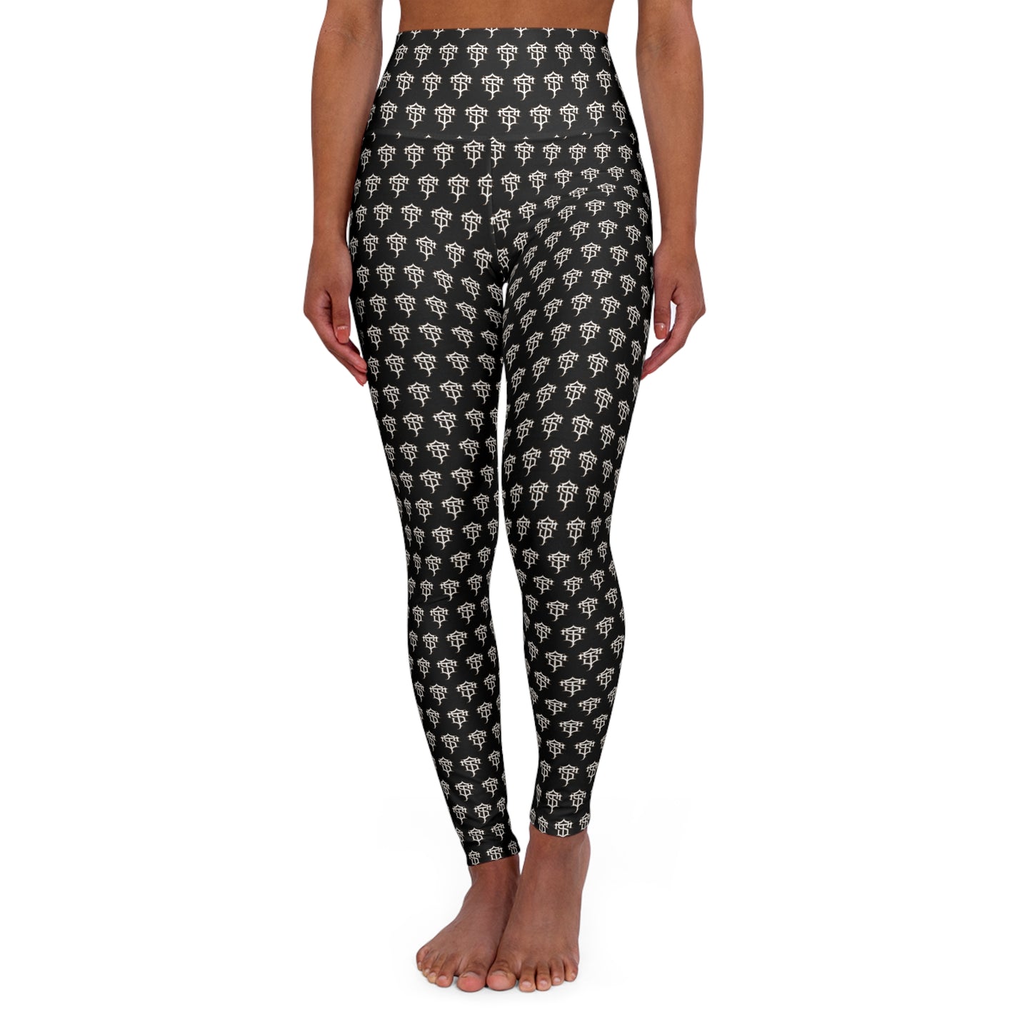 TRILL STARR High Waisted Yoga Leggings (AOP)