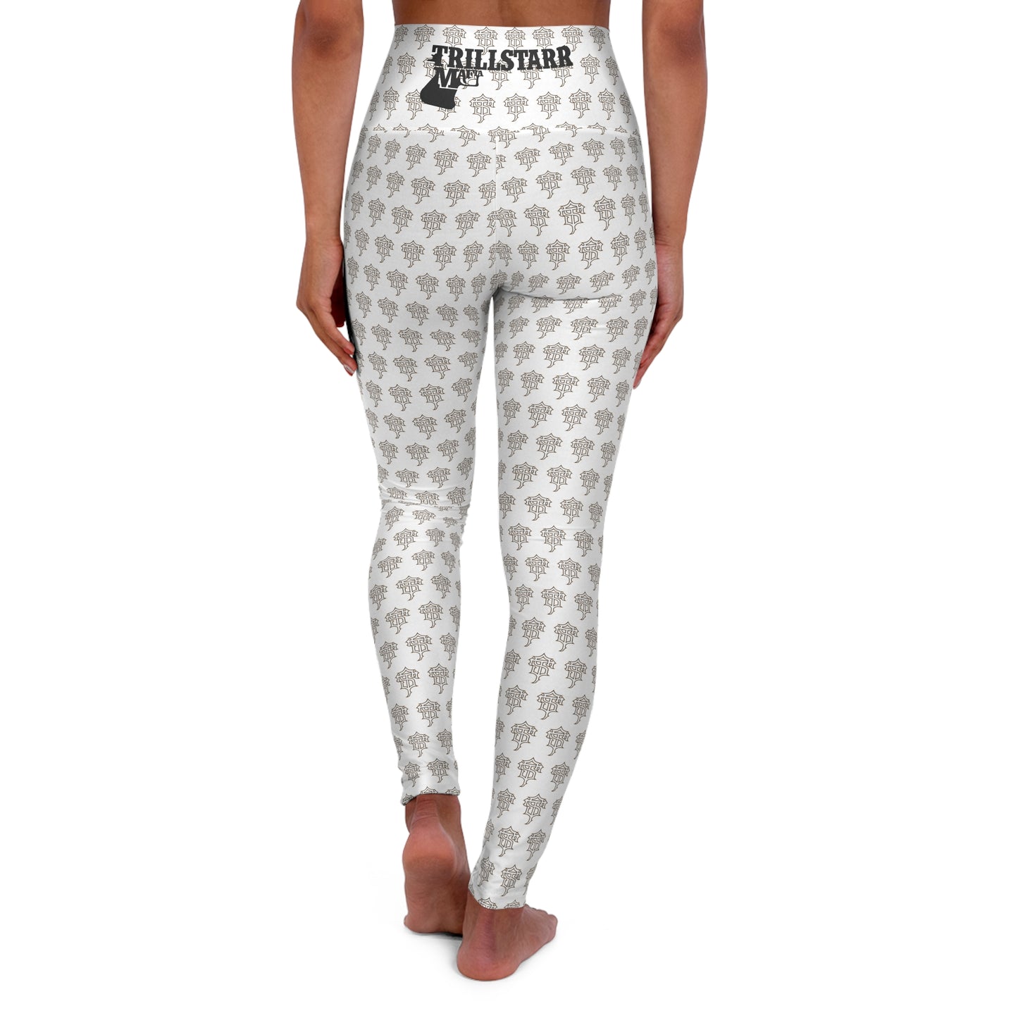 TRILL STARR High Waisted Yoga Leggings (AOP)