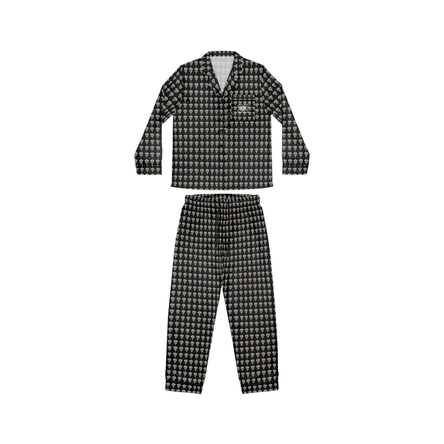 TRILL STARR Women's Satin Pajamas (AOP)