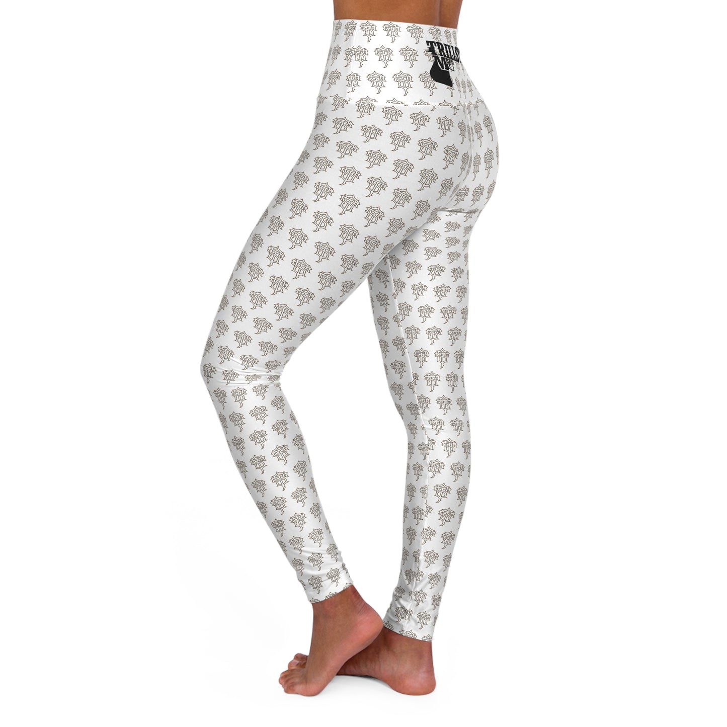 TRILL STARR High Waisted Yoga Leggings (AOP)