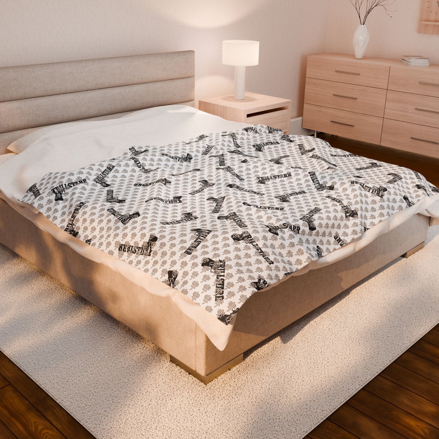 TRILL STARR Velveteen Plush Blanket
