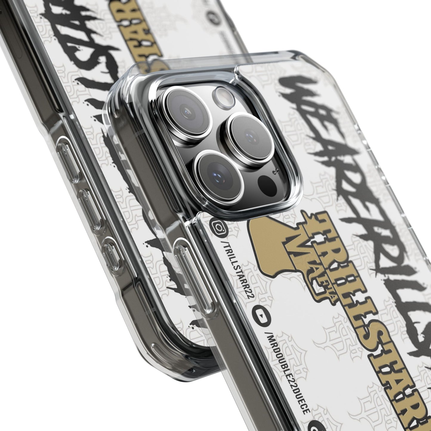 TRILL STARR Magnetic Clear Impact Cases