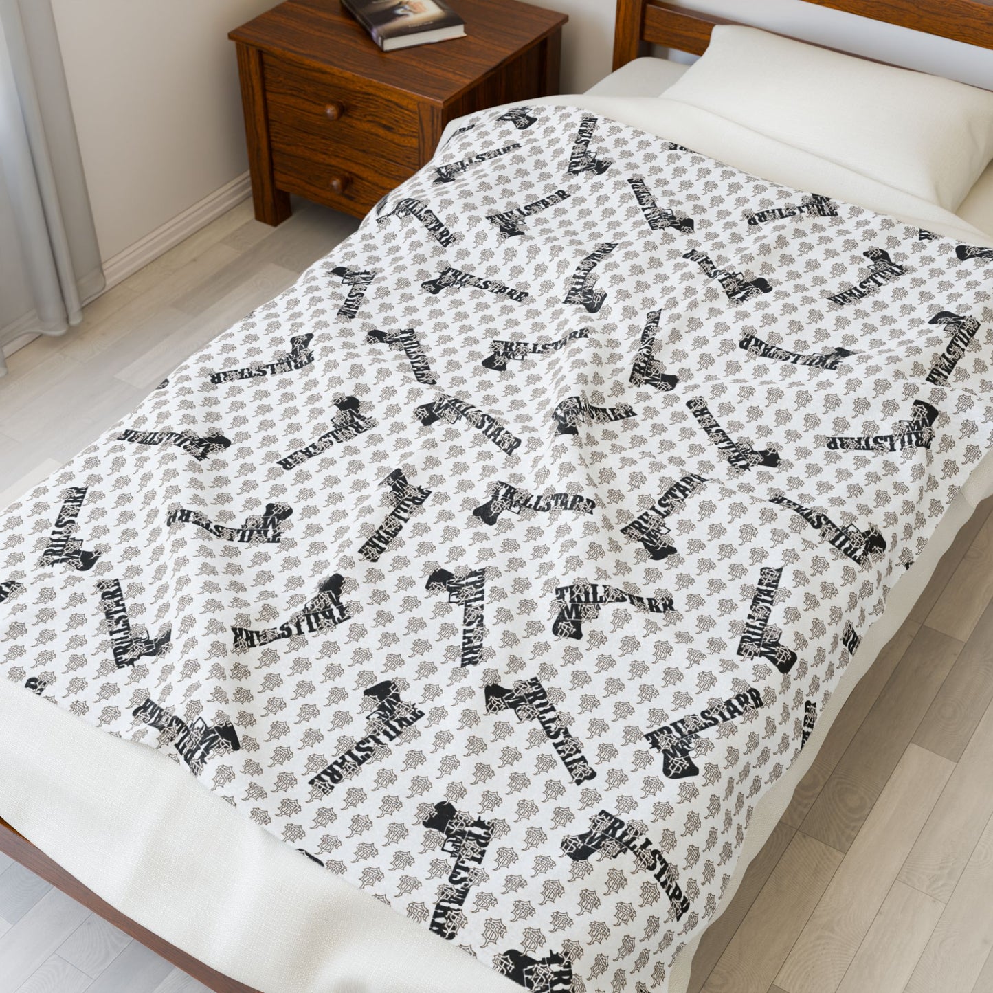 TRILL STARR Velveteen Plush Blanket