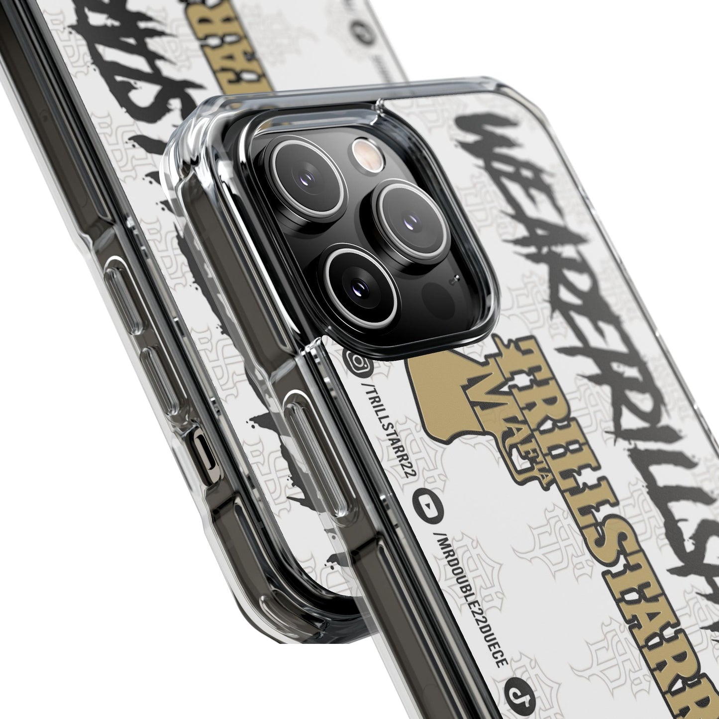 TRILL STARR Magnetic Clear Impact Cases