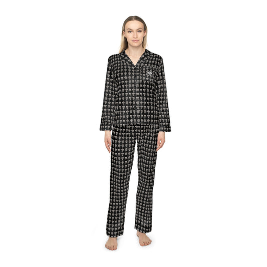 TRILL STARR Women's Satin Pajamas (AOP)