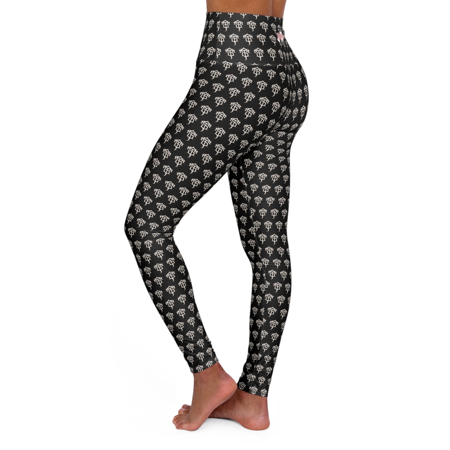 TRILL STARR High Waisted Yoga Leggings (AOP)