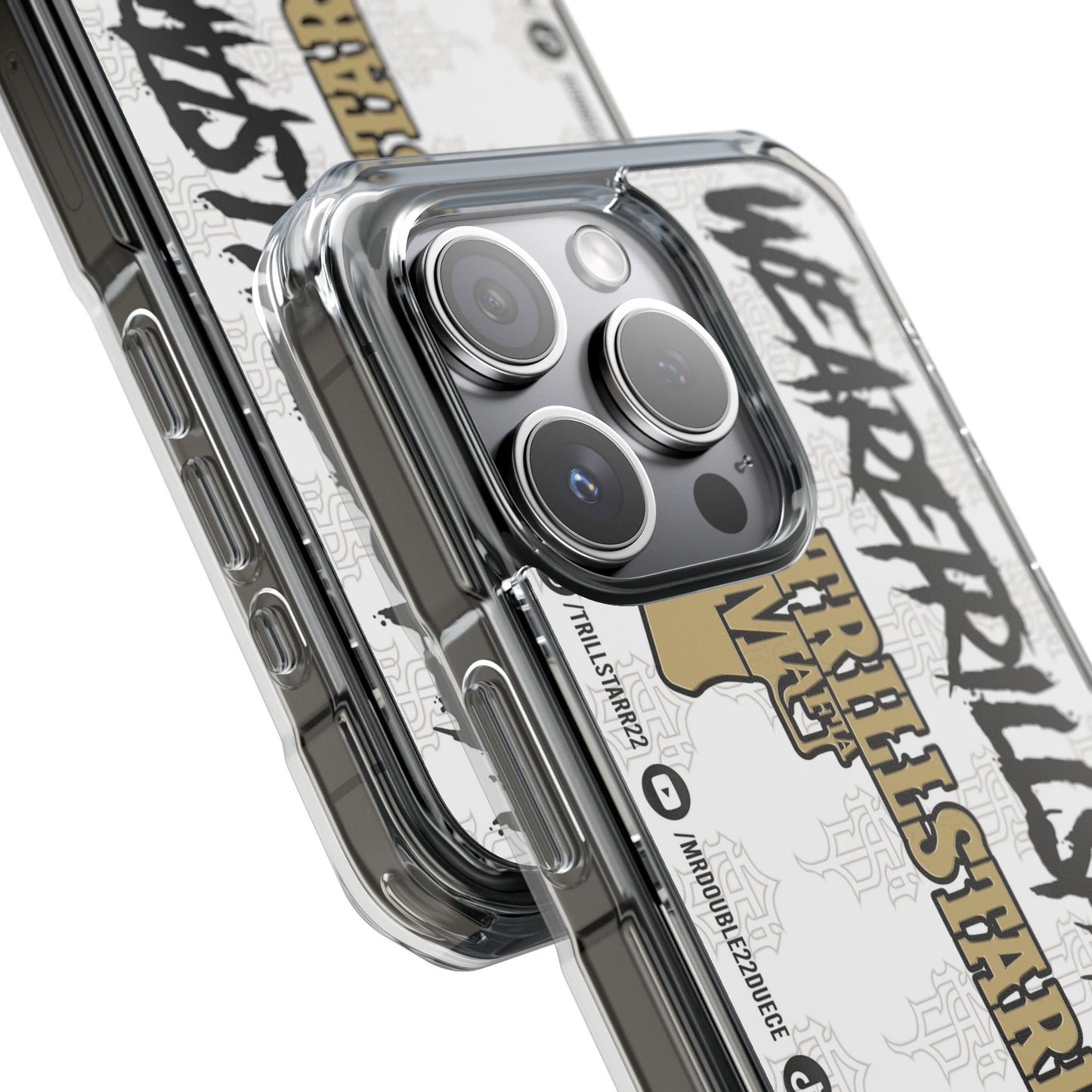 TRILL STARR Magnetic Clear Impact Cases