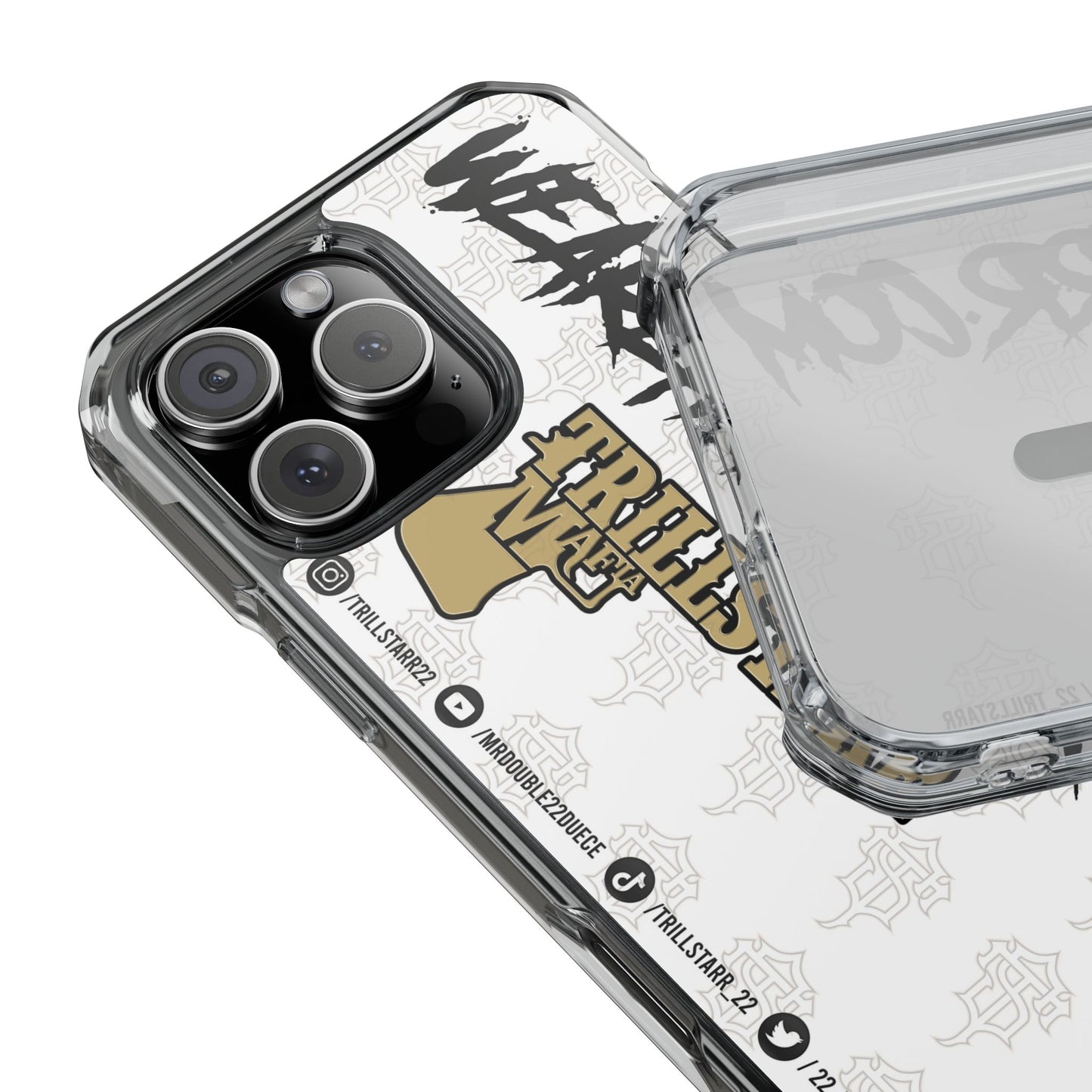 TRILL STARR Magnetic Clear Impact Cases