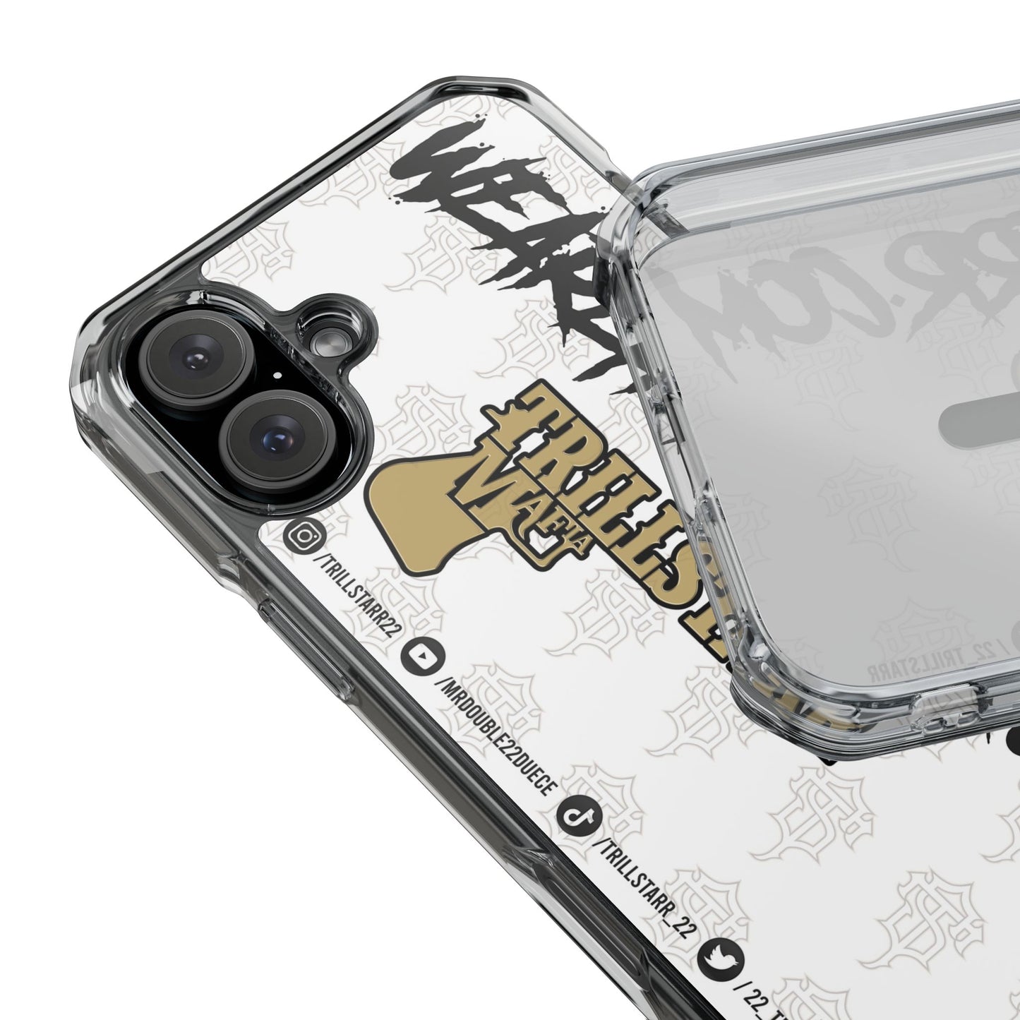 TRILL STARR Magnetic Clear Impact Cases