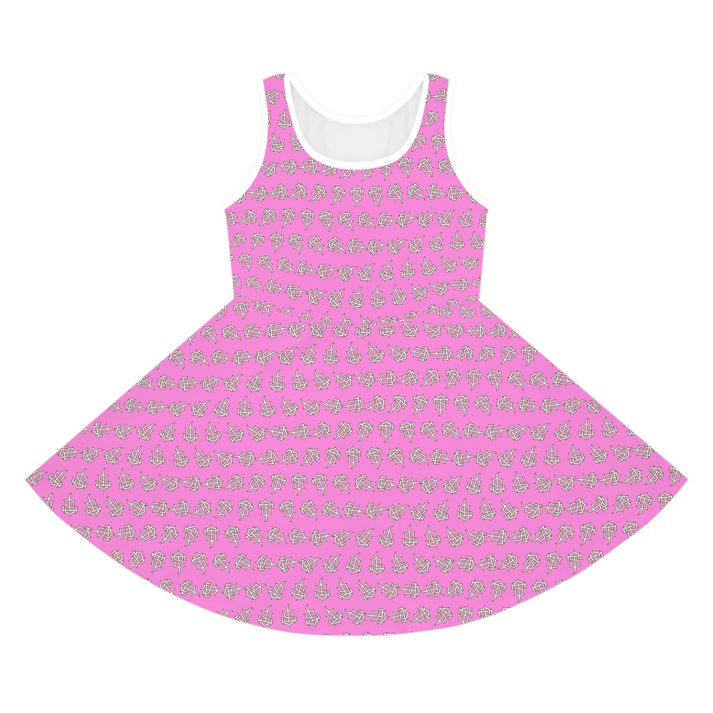 TRILL STARR Girls' Sleeveless Sundress (AOP)