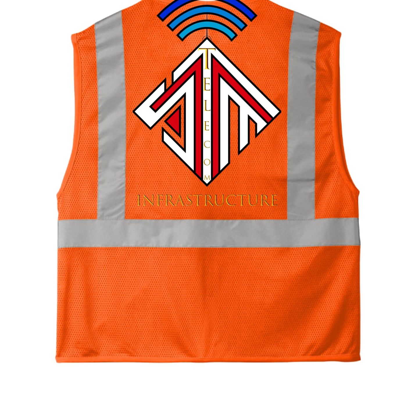 Safety Orange - CSV101 - BACK