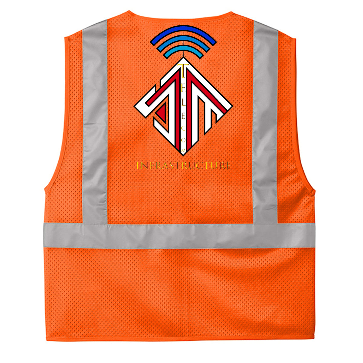 Safety Orange - CSV102 - BACK